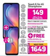 Tecno Spark 6 Go 4G Smartphone-Each