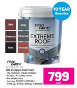 Fired Earth 20L Extreme Roof Paint