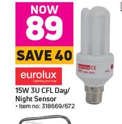 Eurolux 15W 3U CFL Day/Night Sensor
