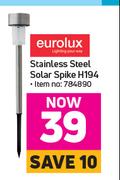 Eurolux Stainless Steel Solar Spike H194