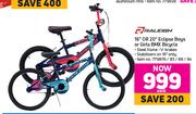 Raleigh 16" Or 20" Eclipse Boys Or Girls BMX Bicycle-Each