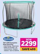 Bounce King Trampoline 10Ft (3M) With Strrl Ring