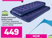 Camp Master Singla & Double Airbed Combo