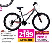 Raleigh 24" Or 26" Mirage 21 Speed Mountain Bike