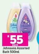 Johnsons Bath Assorted-500ml Each