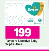 Pampers Sensitive Baby Wipes-504's Pack