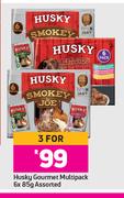 Husky Gourmet Multipack Assorted-For 3 x 6 x 85g