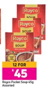 Royco Packet Soup Assorted-For 12 x 45g