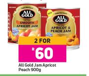 All Gold Jam Apricot Peach-For 2 x 900g