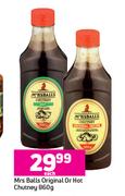 Mrs Balls Original Or Hot Chutney-860g Each