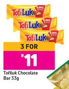 Tofiluk Chocolate Bar-For 3 x 33g