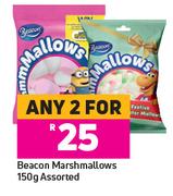Beacon Marshmallows Assorted-For Any 2 x 150g