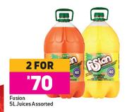 Fusion Juices Assorted-For 2 x 5Ltr
