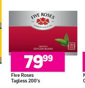 Five Roses Tagless-200's Pack