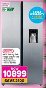 Defy 490L Side By Side Fridge WD DFF 458