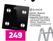 Eiger Galileo Bluetooth Wireless Body Composition Smart Scale