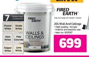 Fired Earth 20L Wall & Ceilings