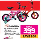 Raleigh 12" Dash Or Lily BMX-Each