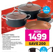 Russell Hobbs 6 Piece Copper Cookware Set-Per Set