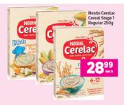 Nestle Ceralac Cereal Stage 1 Regular-250g Each