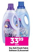 Sta-Soft Fresh Fabric Softener Assorted-2Ltr Each