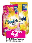 Sunlight Hand Washing Powder Assorted-2kg Each