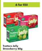 Trotters Jelly Strawberry-For 6 x 80g
