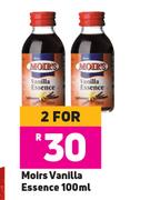 Moirs Vanilla Essense-For 2 x 100ml