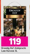 Drostdy Hof Adelpracht Late Harvest-3Ltr