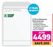 Defy 13 Place Dishwasher White (DDW230)