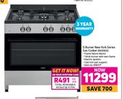 Defy 5 Burner New York Series Gas Cooker (DGS902)
