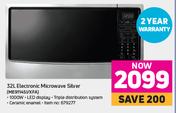 Samsung 32L Electronic Microwave Silver ME9114SI/XFA