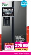 Samsung Side By Side Black Mirror Fridge