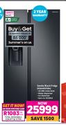 Samsung Gentle Black Fridge RS64R5311B4