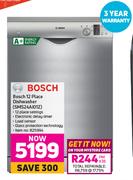 Bosch 12 Place Dishwasher SMS24AI01Z