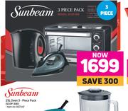 Sunbeam 25L Oven 3 Piece Pack SCOP-300