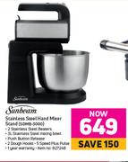 Sunbeam Stainless Steel Hand Mixer Stand SDMB-3000