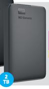 WD 2TB Elements Black Hard Drive (WDBU6Y0020BB)