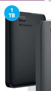 WD 1TB Elements Black Hard Drive (WDBUZG0010BB)