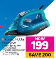 Russell hobbs power 2000 cheap steam spray iron