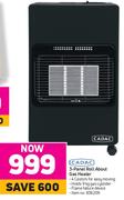CADAC 3 Panel Roll About Gas Heater