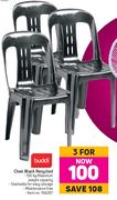 Buddi Chair Black Recycled - For 3
