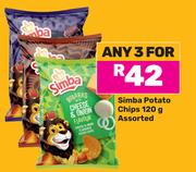 Simba Potato Chips Assorted-For 3 x 120g
