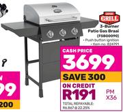 Expert Grill 3 Burner Patio Gas Braai FSBG0090