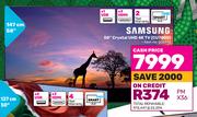 Samsung 58" Crystal UHD 4K TV CU7000