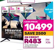 Hisense 65" UHD Smart TV 65A6K