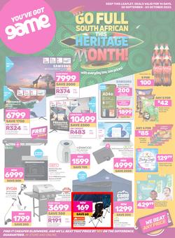 Game : Go Full South African This Heritage Month! (20 September - 03 October 2023), page 1