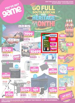 Game : Go Full South African This Heritage Month! (20 September - 03 October 2023), page 1
