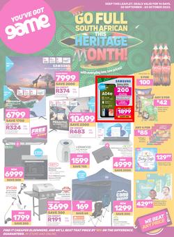 Game : Go Full South African This Heritage Month! (20 September - 03 October 2023), page 1