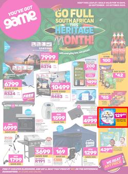 Game : Go Full South African This Heritage Month! (20 September - 03 October 2023), page 1